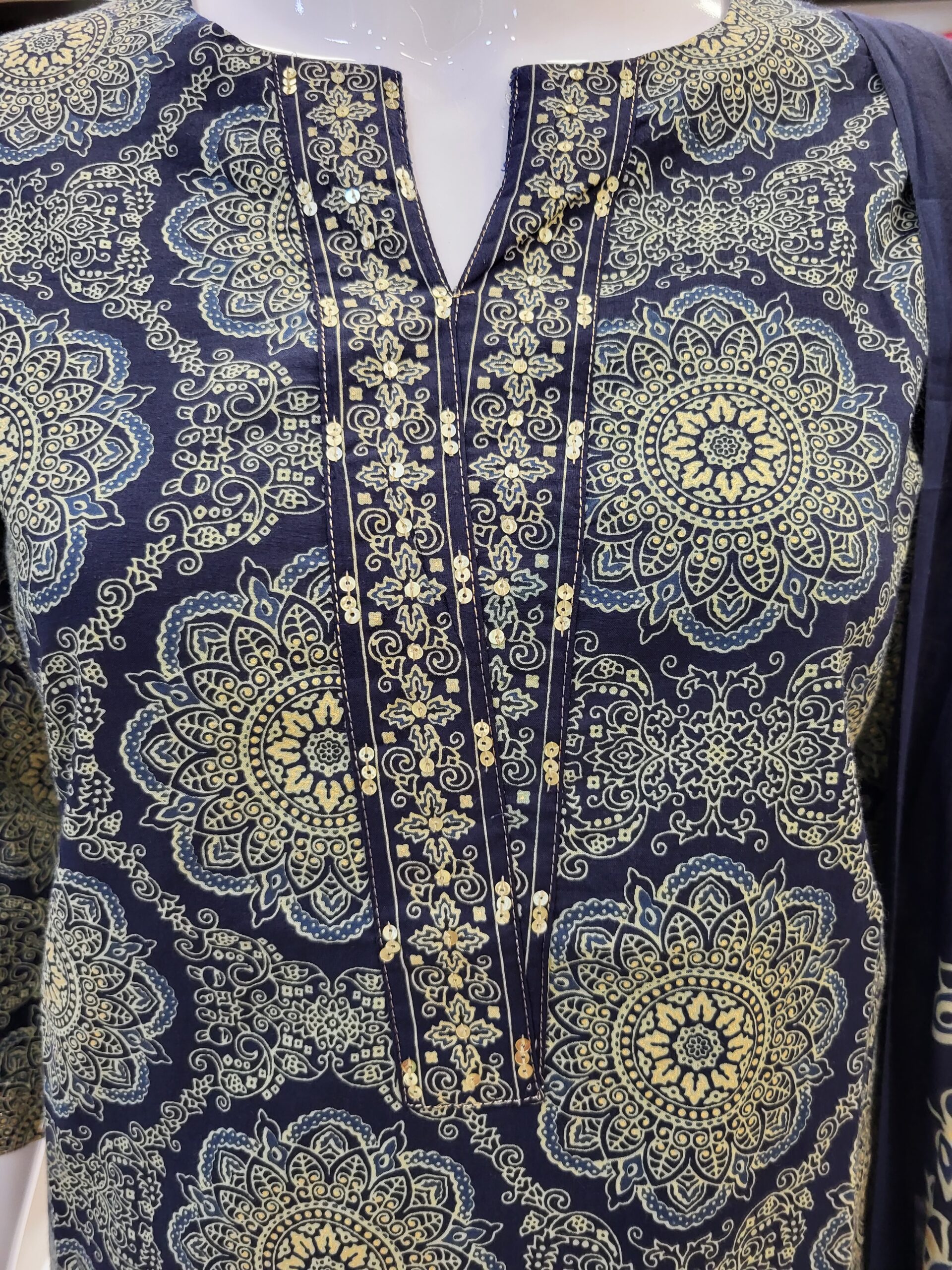 designer printed cotton suit designer printed cotton suit