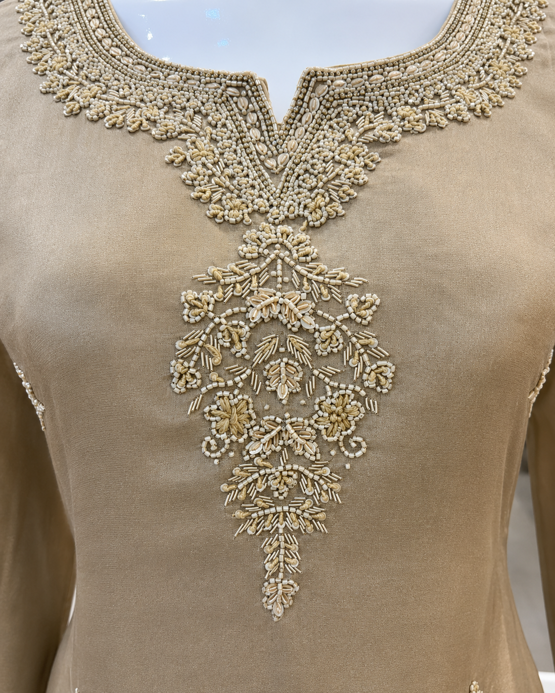 Premium Handwork V Neck Kurta Pant Set with Dupatta for Women - Image 14