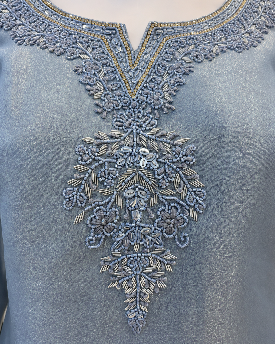 Premium Handwork V Neck Kurta Pant Set with Dupatta for Women - Image 7